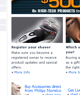 Norelco registration link